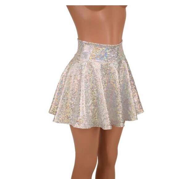 Coquetry clothing Skirt in metallic silver - Picture 4 of 12